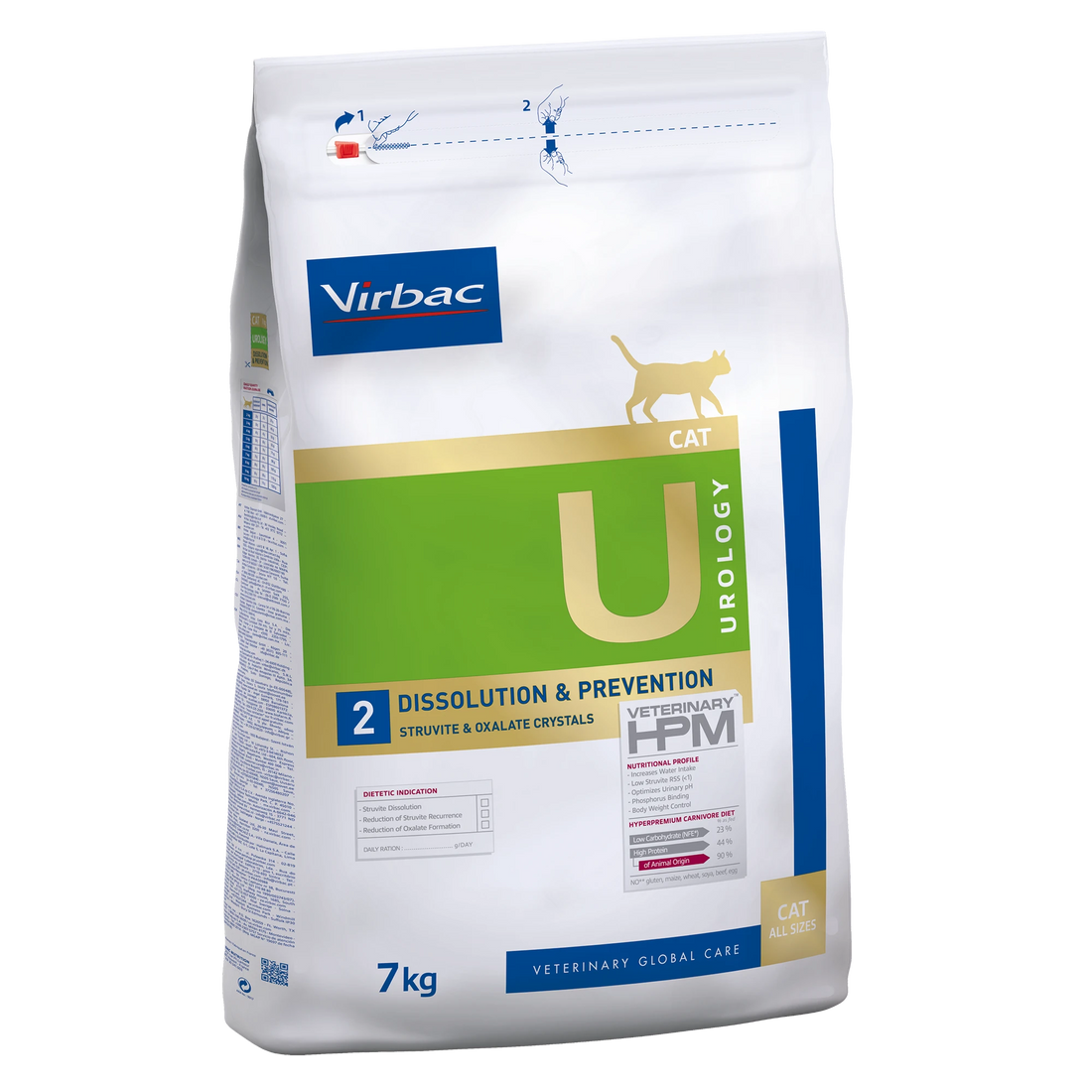 VIRBAC VETERINARY HPM Diététique Urology Dissolution &amp; Prevention