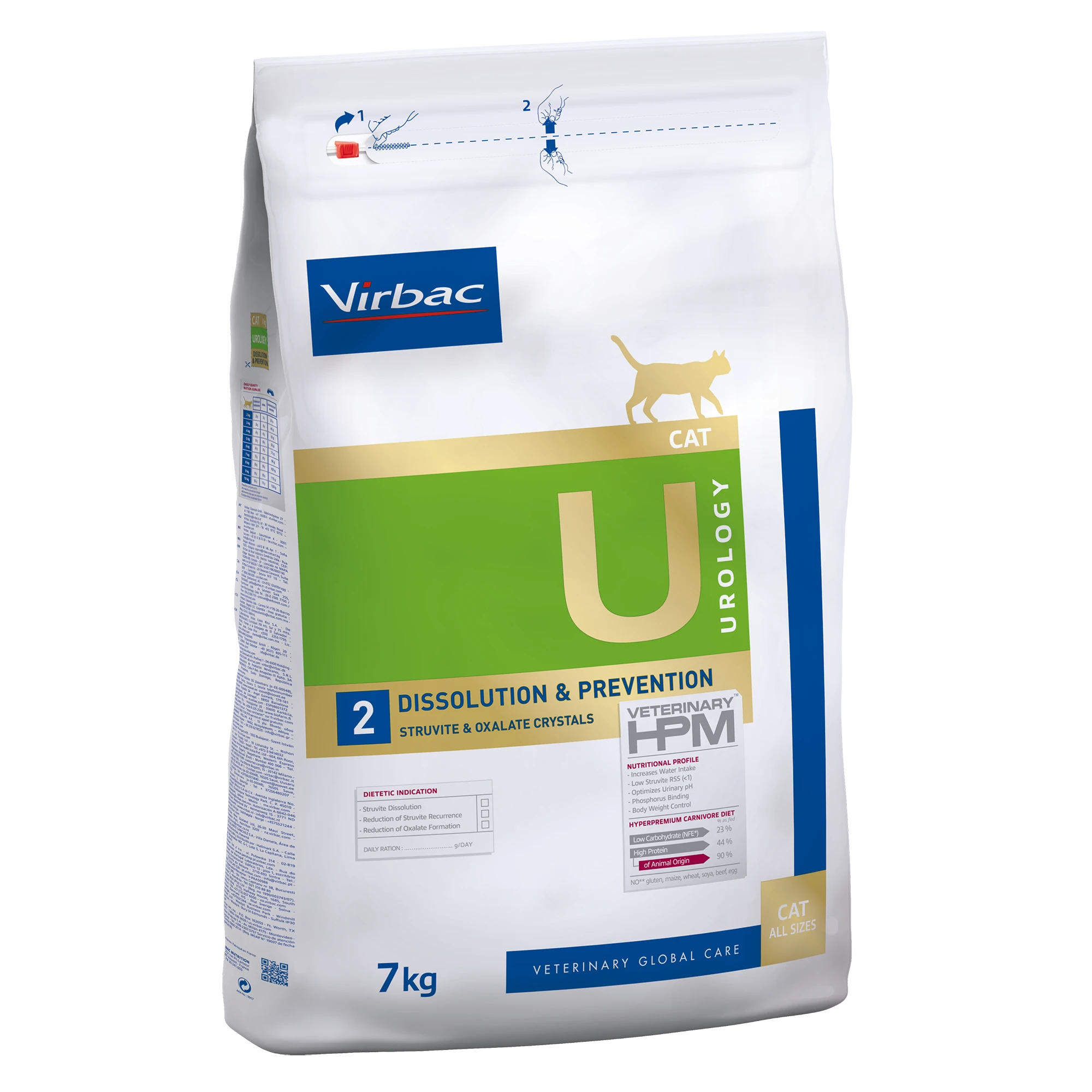 VIRBAC VETERINARY HPM Diététique Urology Dissolution &amp; Prevention