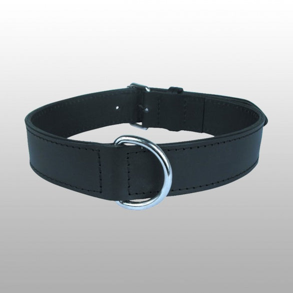 Collier en cuir double marron