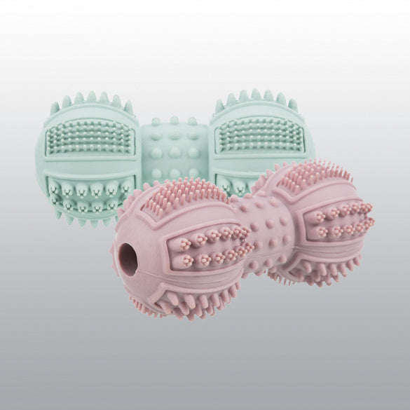 Jouet haltère avec picots