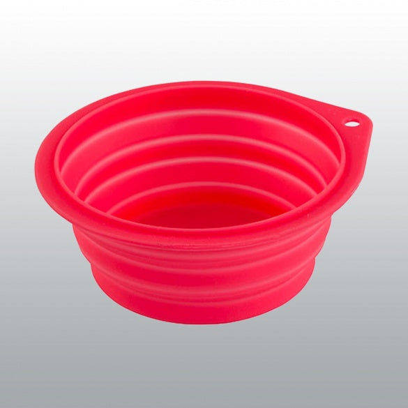 Gamelle de voyage pliable pour chien