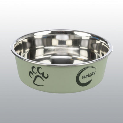 Gamelle inox avec motif de Pattes