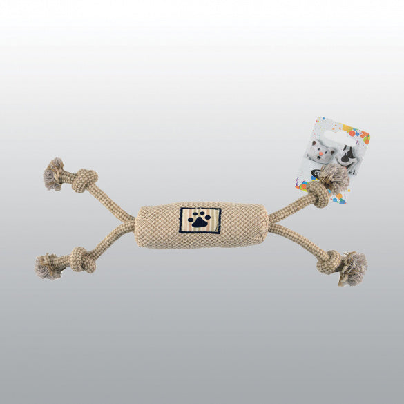 Jouet Saucisse en tissu pour chien