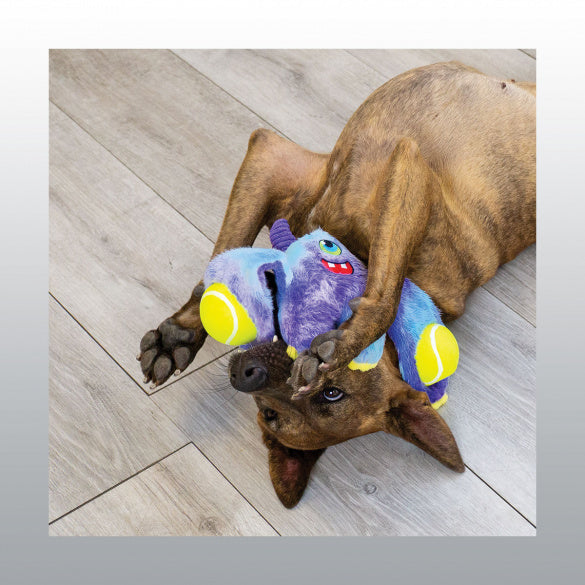 Jouet Kong Woozles monster pour chien