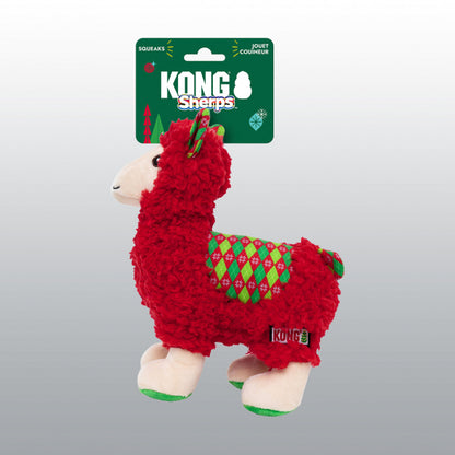 Kong - Holiday Sherps Lama Red - Chien