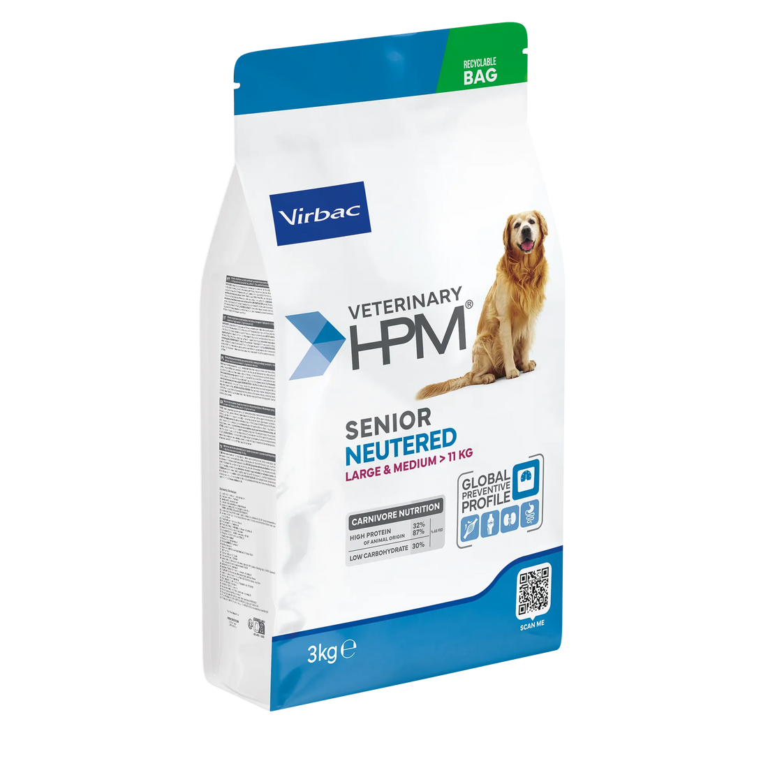 Croquettes chien stérilisé senior