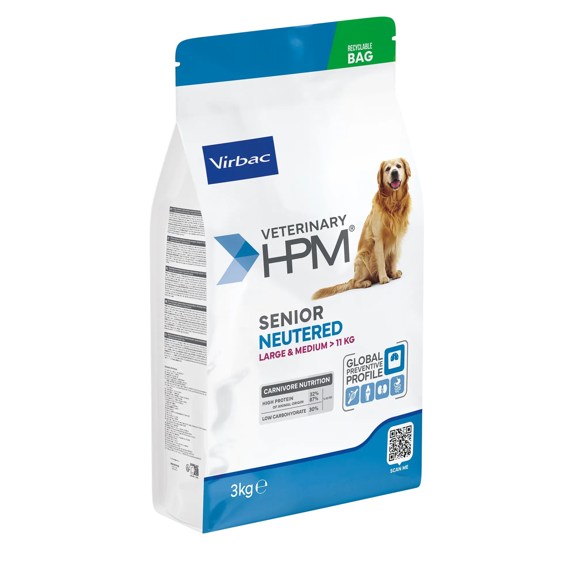 Croquettes chien stérilisé senior