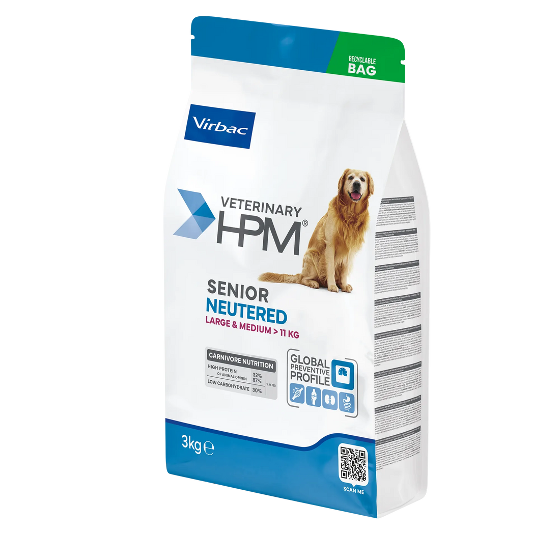 Croquettes chien stérilisé senior