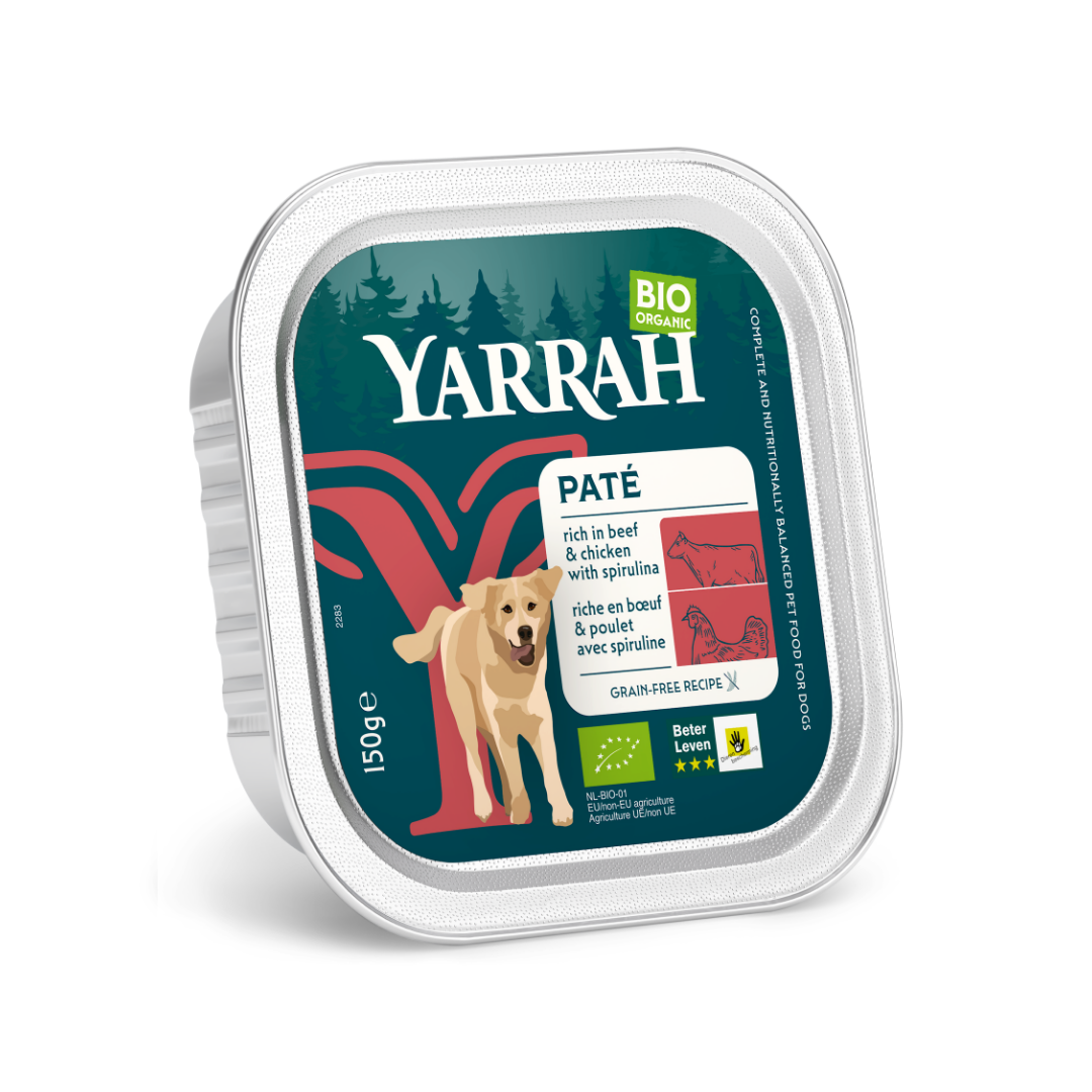 Yarrah pâtées bio - 12 x 150 g