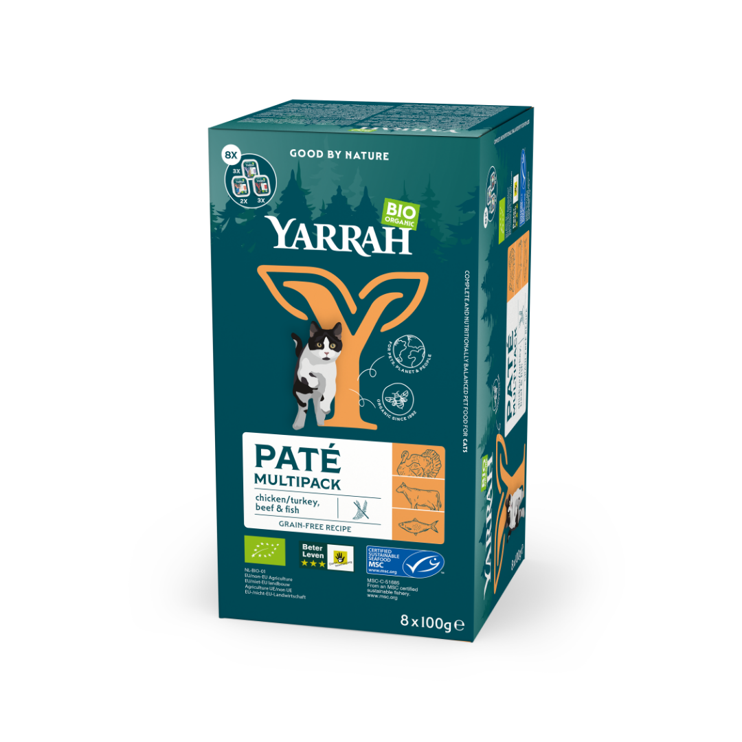 Yarrah multi-pack de pâtées bio - Lot 8 x 100g