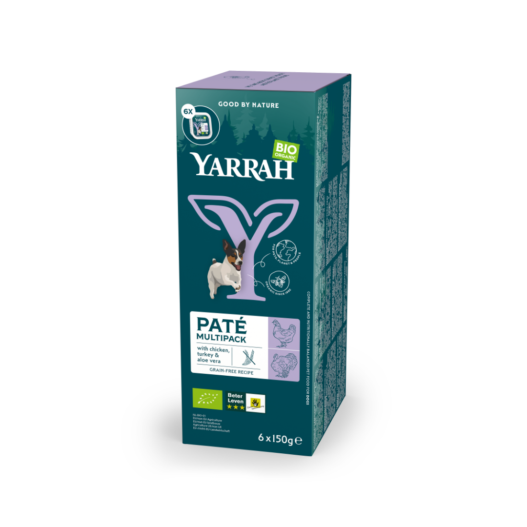 Yarrah pâtées bio - Lot de 6 x 150g