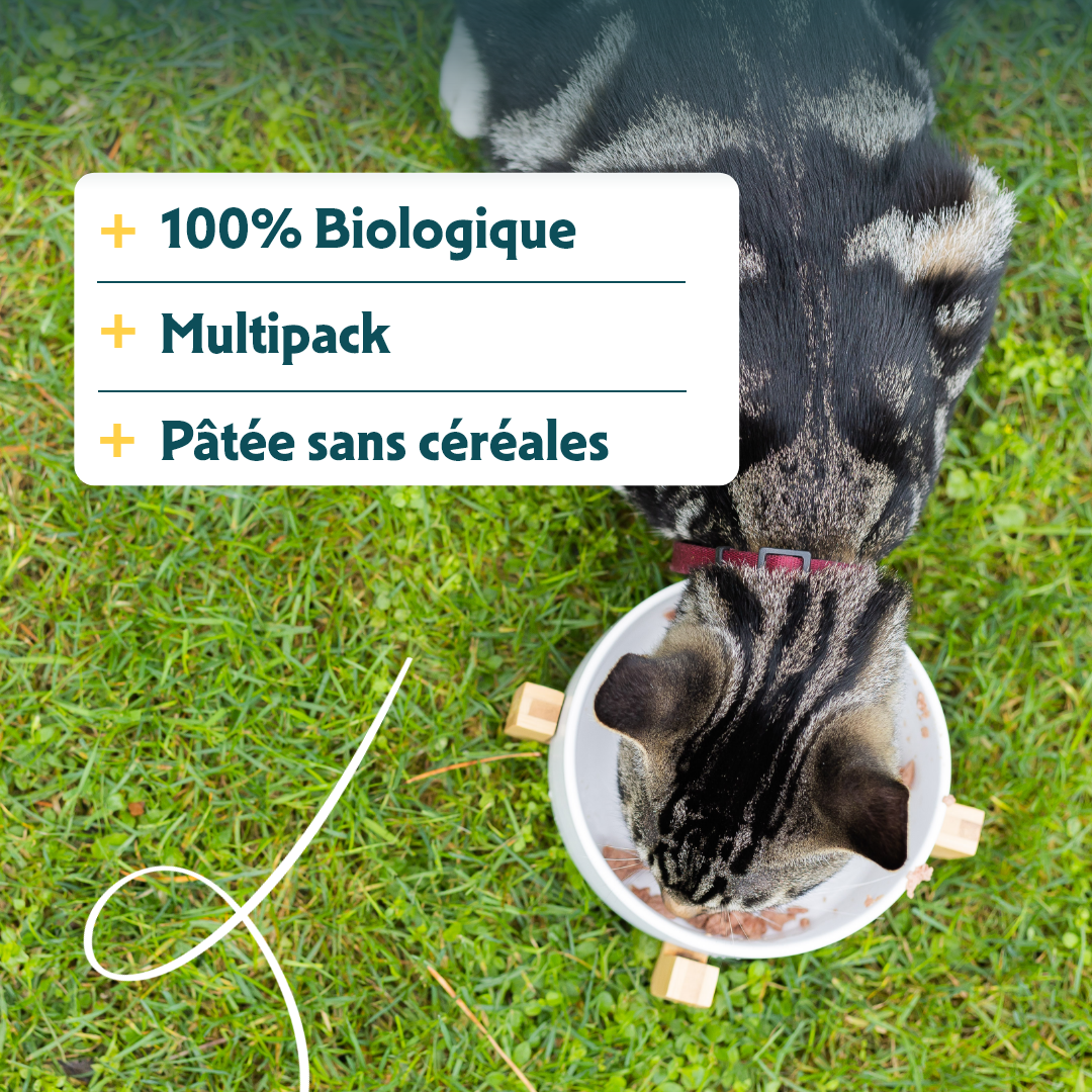 Yarrah pâtées bio - Lot 8 x 100g