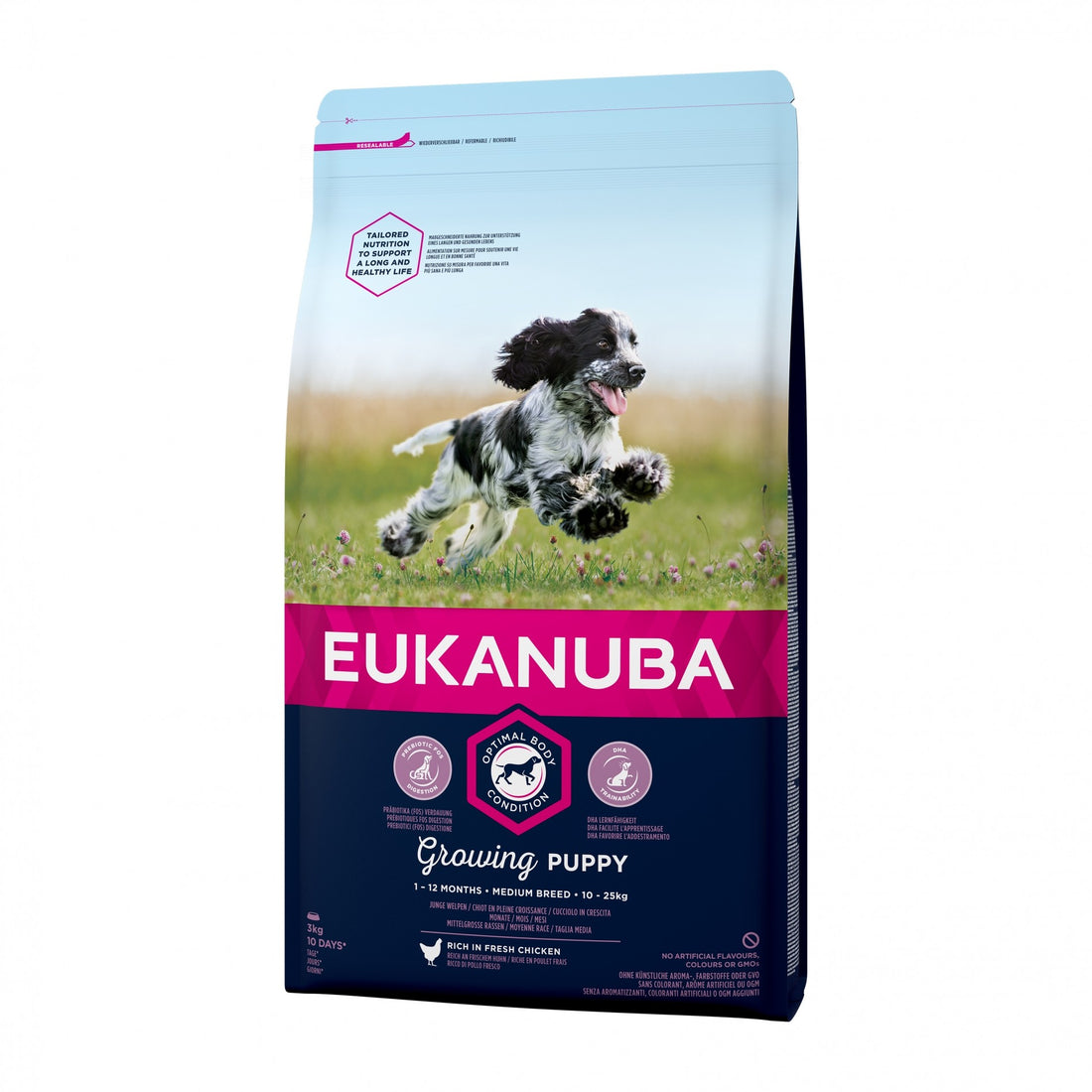 Eukanuba Growing Puppy Medium Breed - Poulet