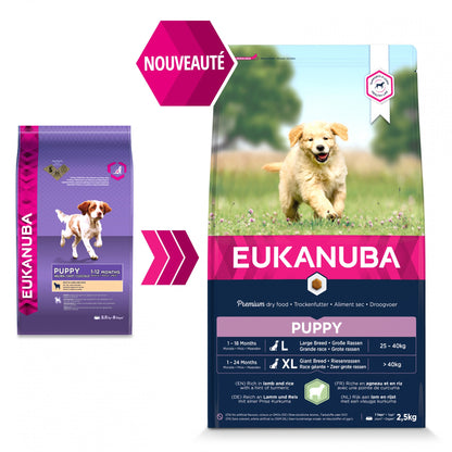 Eukanuba Puppy &amp; Junior Large Breed - Agneau et riz