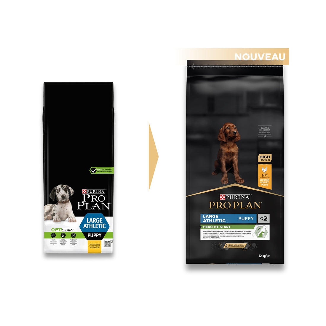 PRO PLAN Healthy Start Large Athletic Puppy au Poulet - Croquettes pour chien