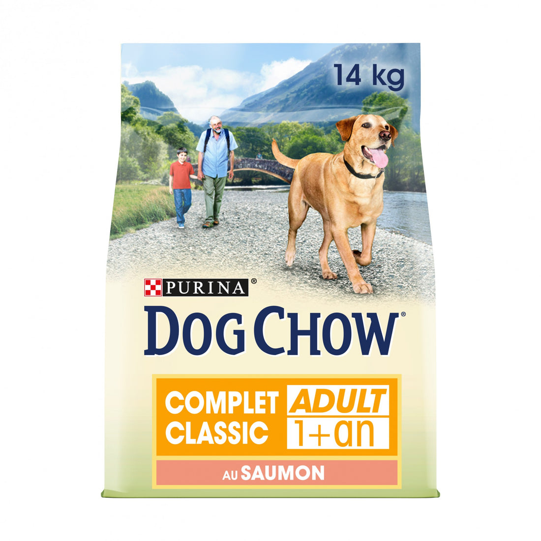 PURINA DOG CHOW Complet Adult au Saumon - Croquette pour chien