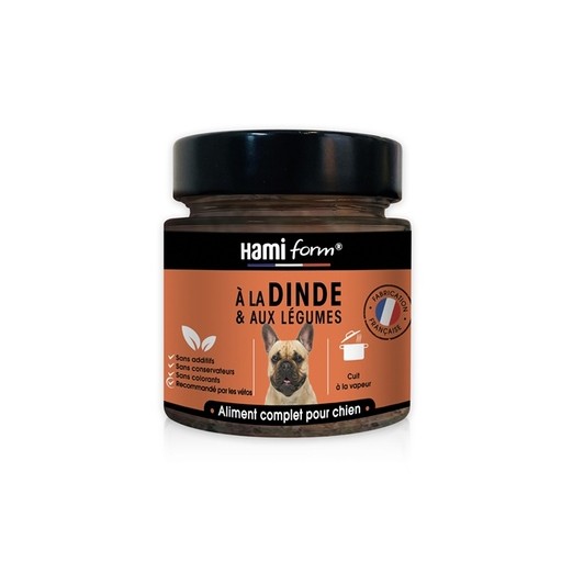 Les cuisinés pour chien - Pâtées à la dinde - Lot de 6 x 250 g