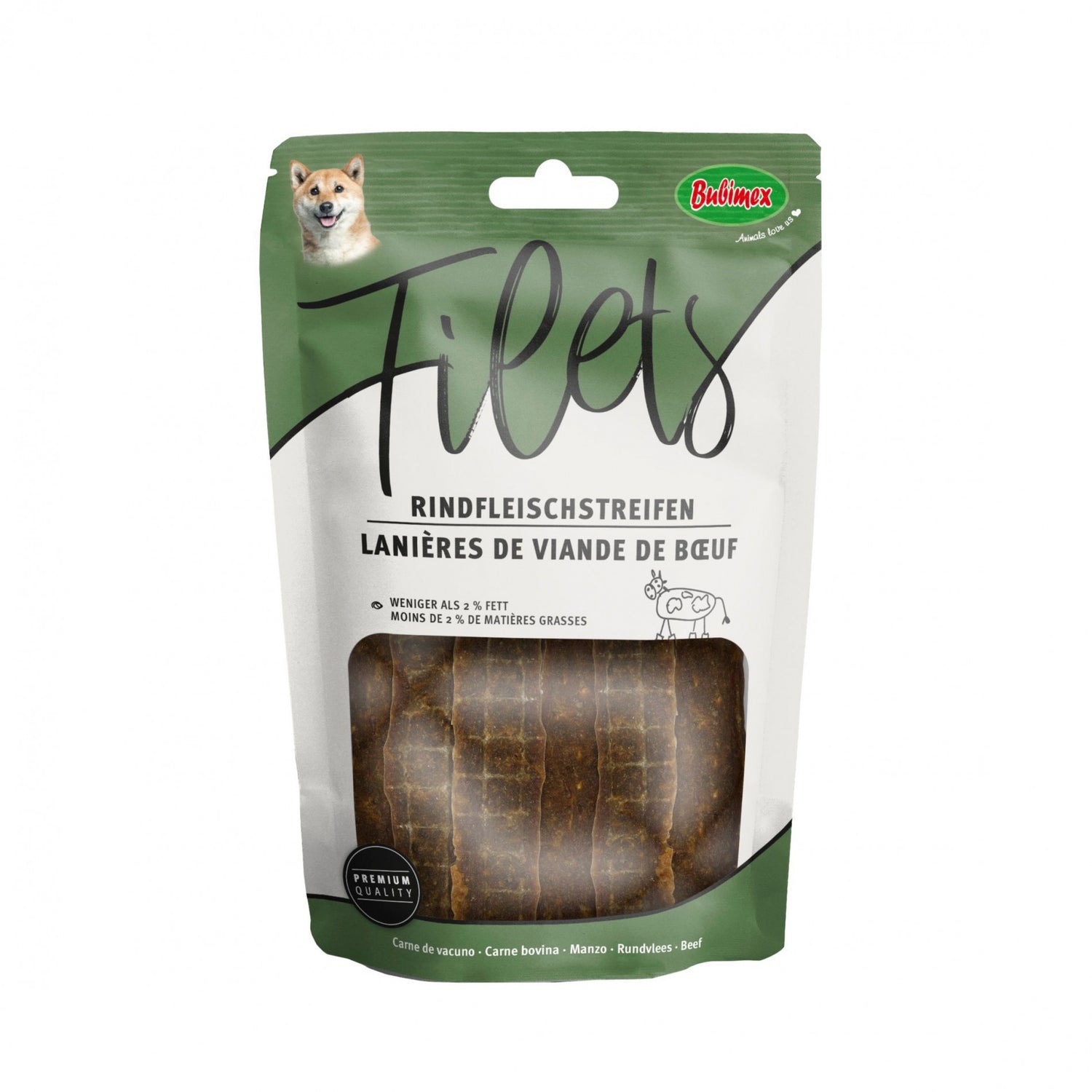 Lamelle de viande pour chien