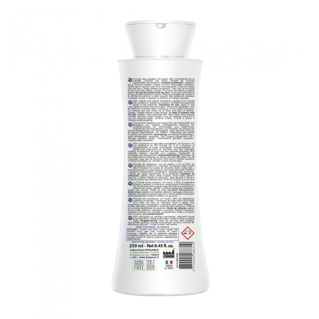 Shampooing démêlant 2 in 1