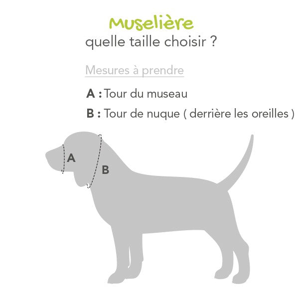 Muselière Nylon chien