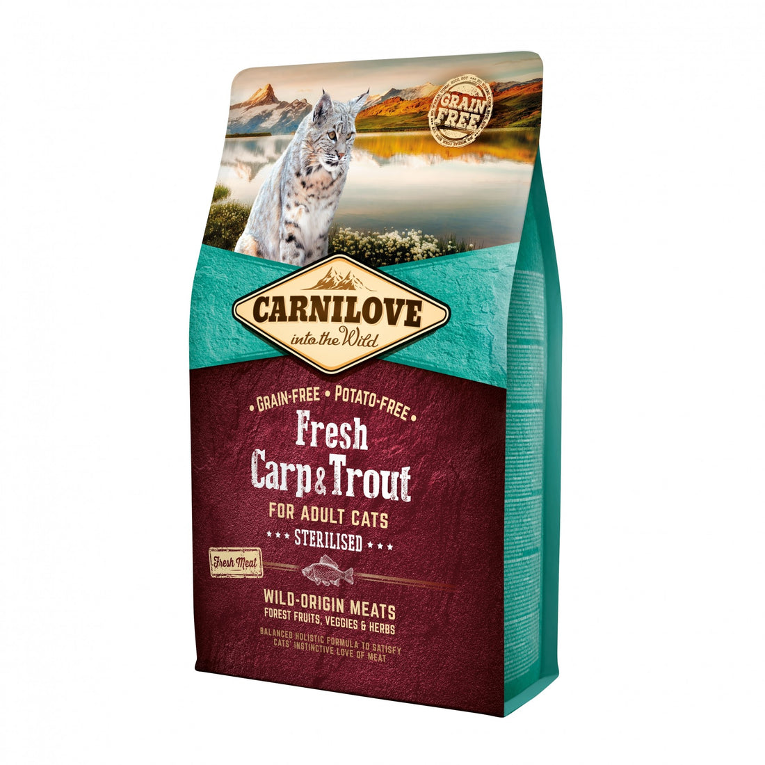 CARNILOVE Fresh Adult Sterilised Carpe & Truite