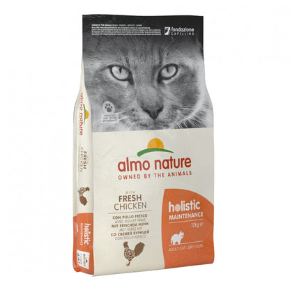 Almo Nature Croquettes Chat Adulte - Holistic Maintenance Viandes