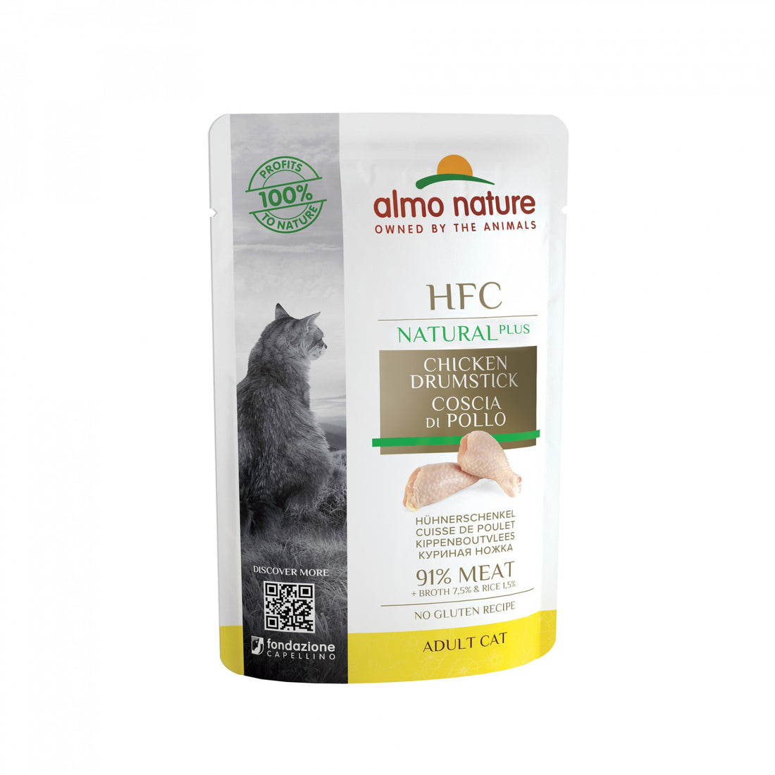 Almo Nature Pâtées Chat Adulte - HFC Natural + - 24 x 55 g