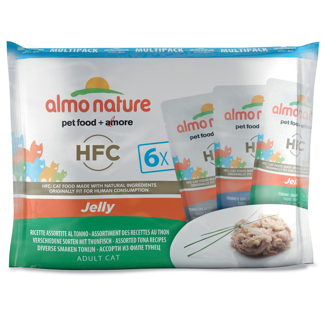 Almo Nature Pâtées Chat Adulte - HFC Jelly - 6 x 55 g