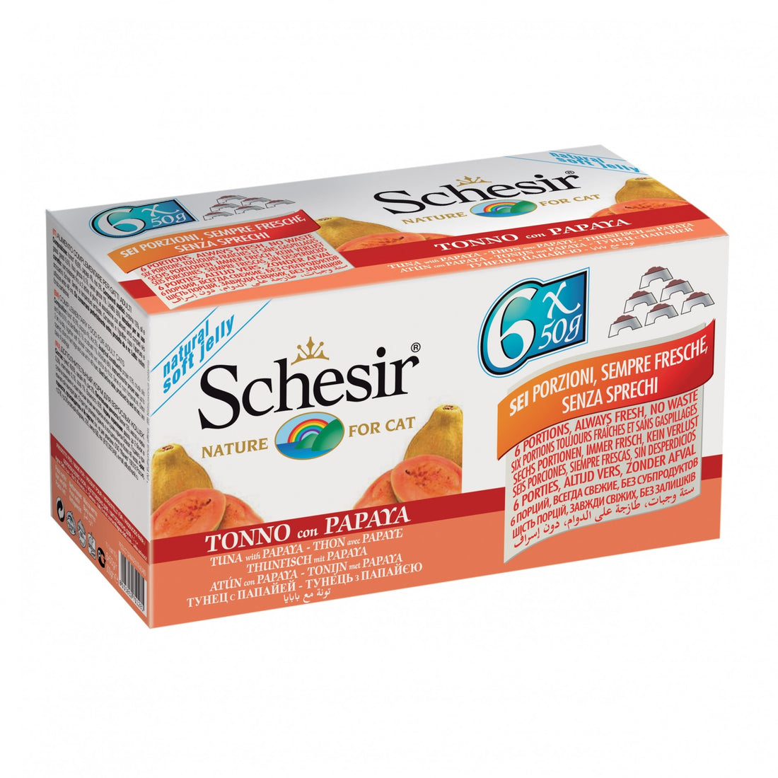 Schesir Pâtées en morceaux Adult - 6 x 50 g