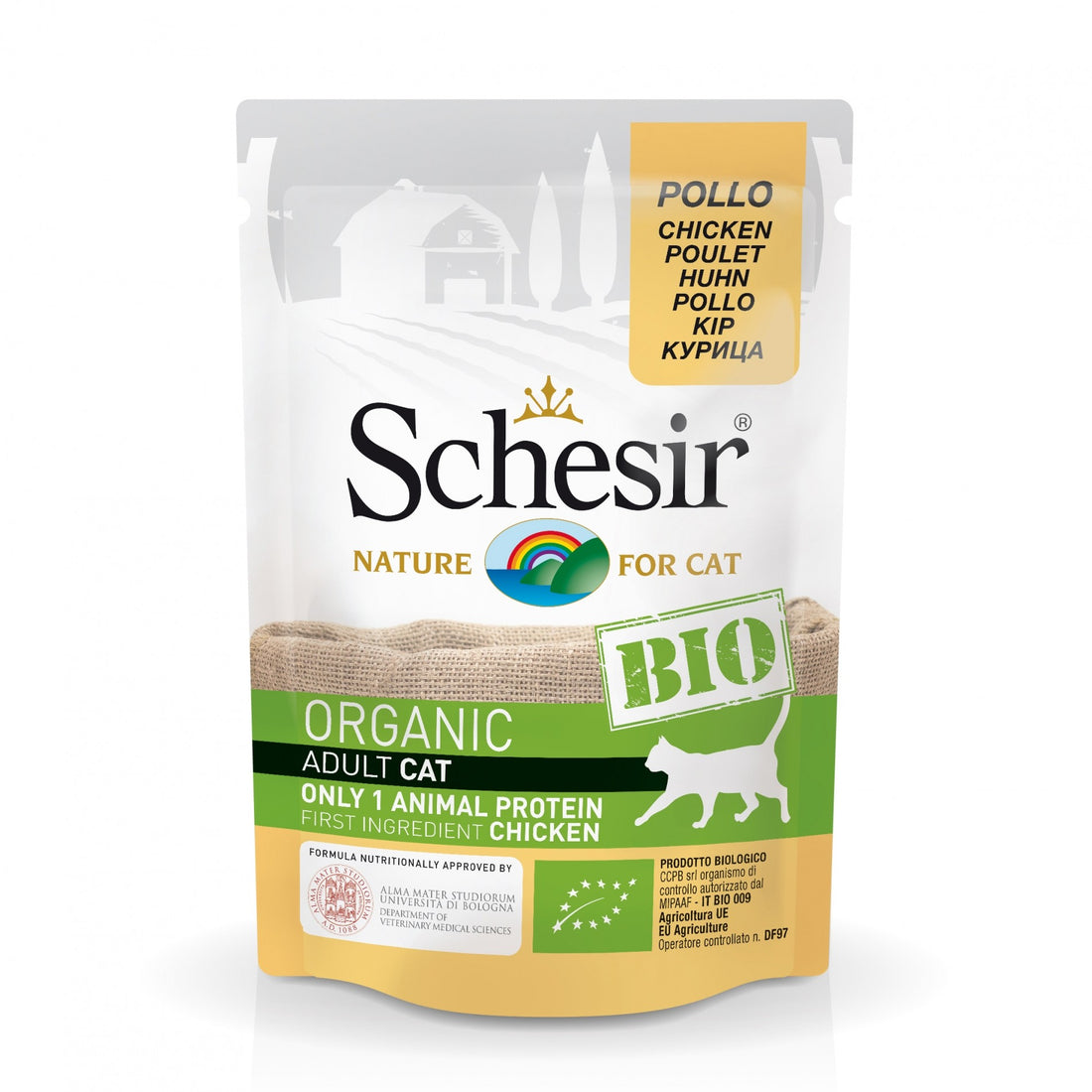 Schesir Sachets Pâtées BIO Adult - 16 x 85 g