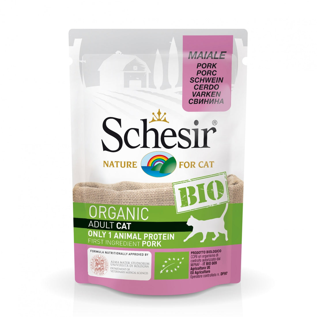 Schesir Sachets Pâtées BIO Adult - 16 x 85 g