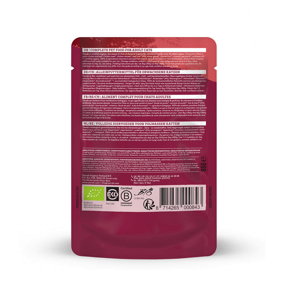 Yarrah filets bio en sauce - Lot 14 x 85 g