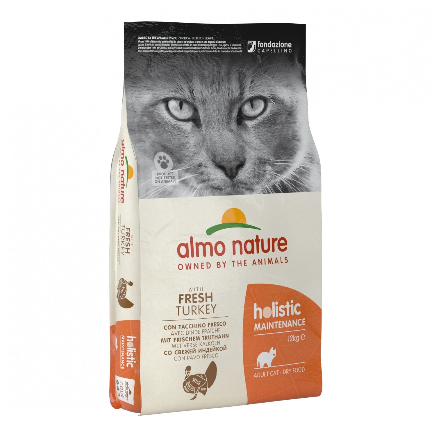 Almo Nature Croquettes Chat Adulte - Holistic Maintenance Viandes