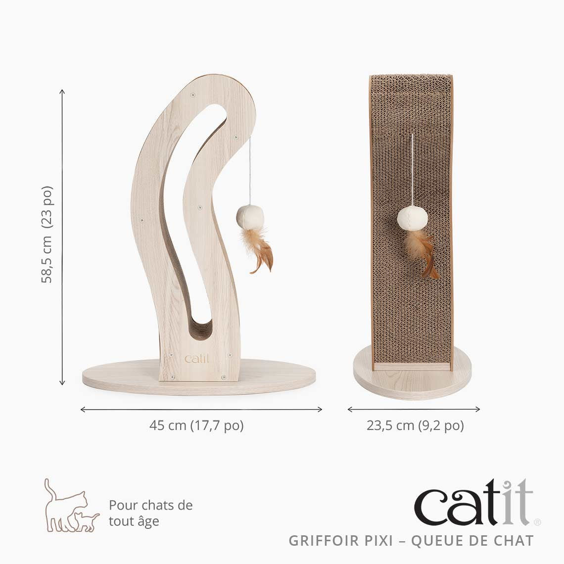 Poteau à griffer Pixi Tail