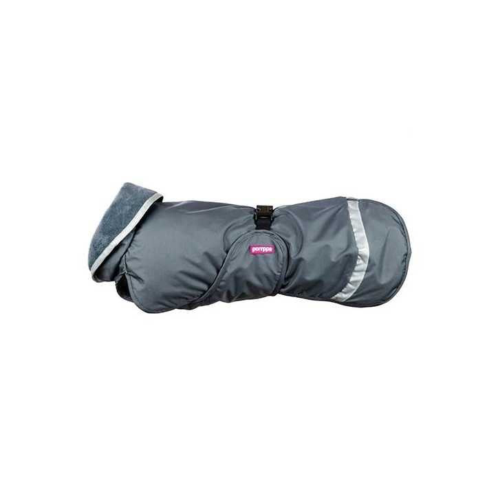 Pomppa Kevyt manteau imperméable pour chien Graphite