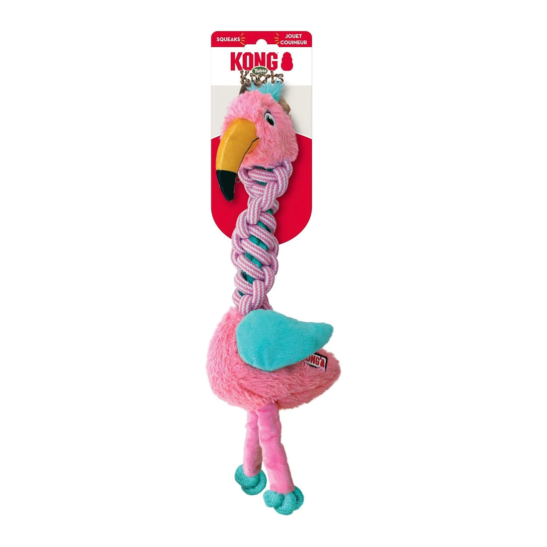 Jouet Kong Knots Twists chien