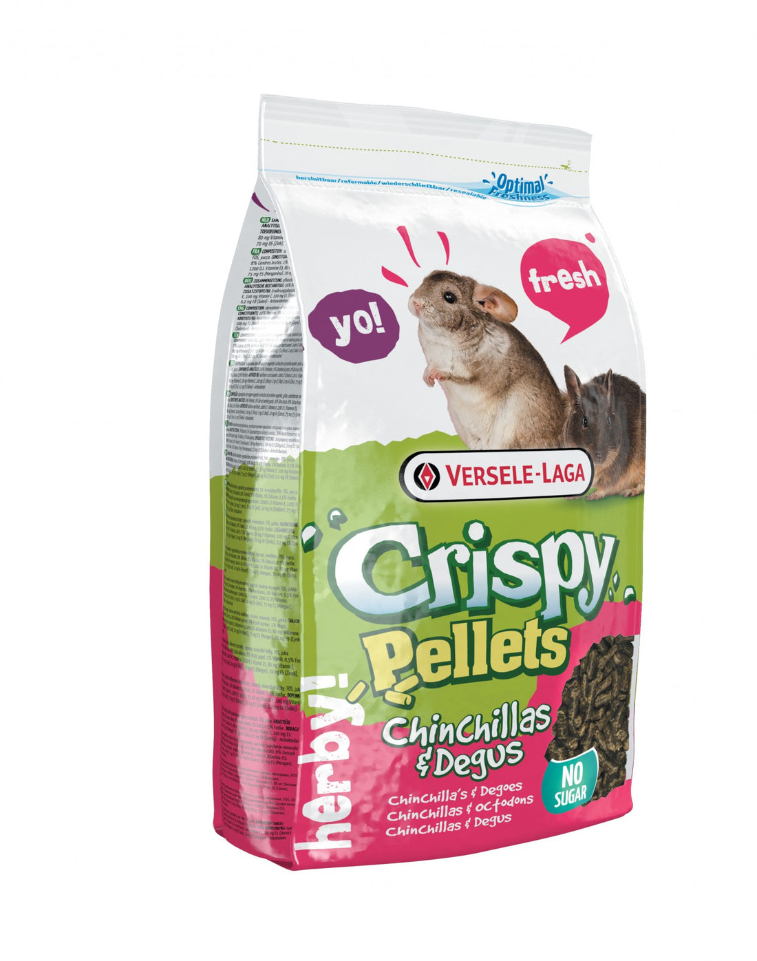 Crispy Pellets Chinchilla & Degu