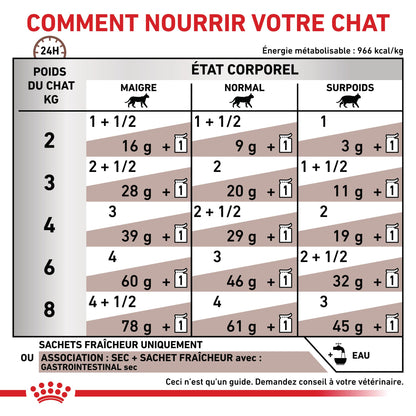 Royal Canin Veterinary Gastrointestinal - Pour chat