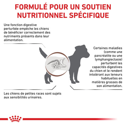 ROYAL CANIN Veterinary Gastrointestinal Low Fat Small Dog – Croquettes pour chien