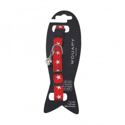 Collier Star rouge - Chat