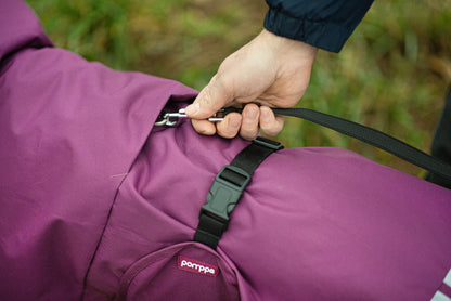 Pomppa Sade manteau imperméable pour chien Plum