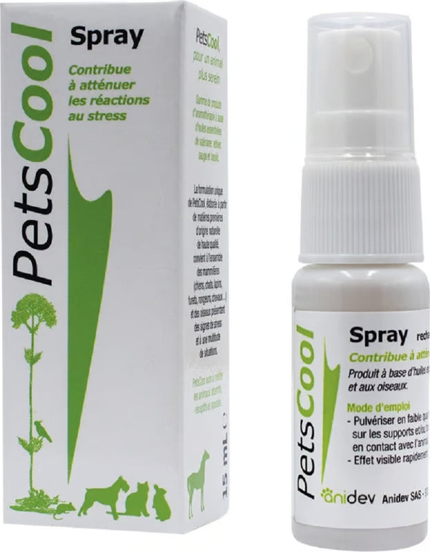 Spray anti-stress PetsCool chat, chien, lapin
