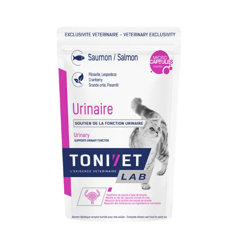 Tonivet Lab Urinaire au saumon - pâtée chat