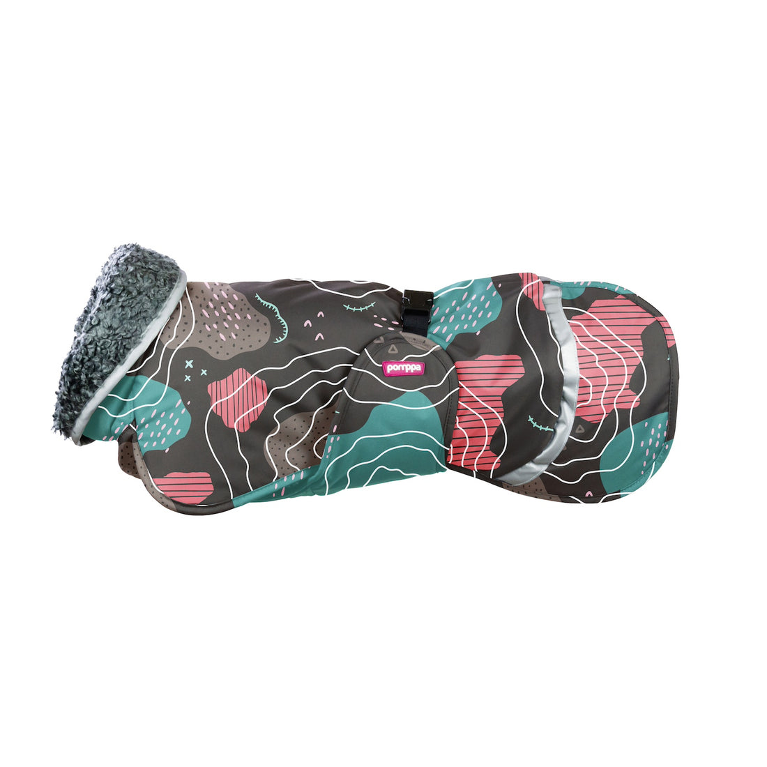 Pomppa Toppa manteau imperméable doublé pour chien Kartta