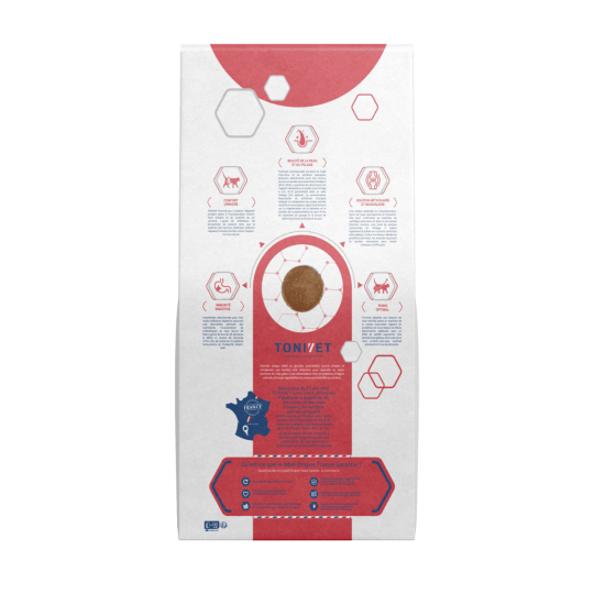 Tonivet Chat Adulte Sterilisé Canard Croquette Pour Chat