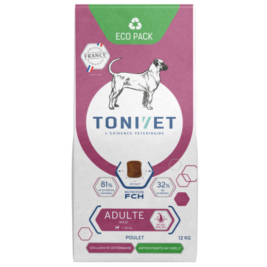 Tonivet Adult Maxi Poulet Croquette Pour Chien