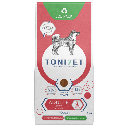 TONIVET Adulte Medium Croquette Pour Chien
