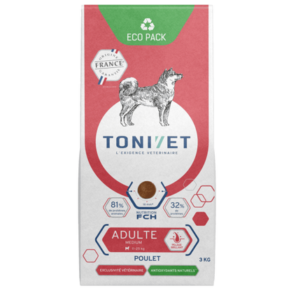 TONIVET Adulte Medium Croquette Pour Chien
