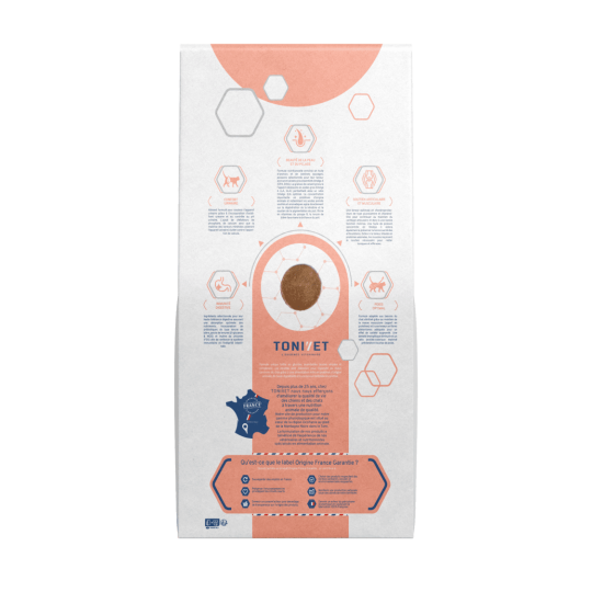 Tonivet Adulte Stérilisé Saumon Croquette Pour Chat