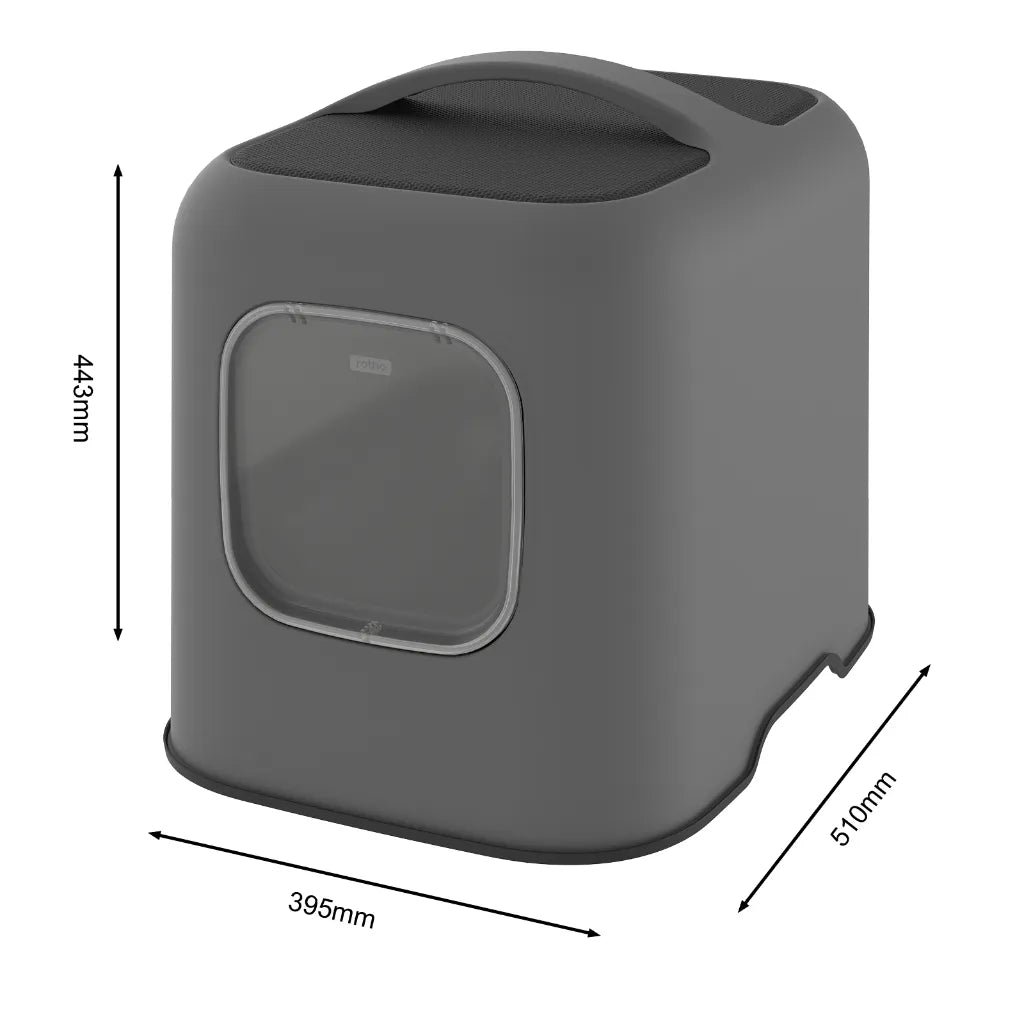 Maison de toilette Biala anthracite